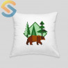 Brown bear cushion