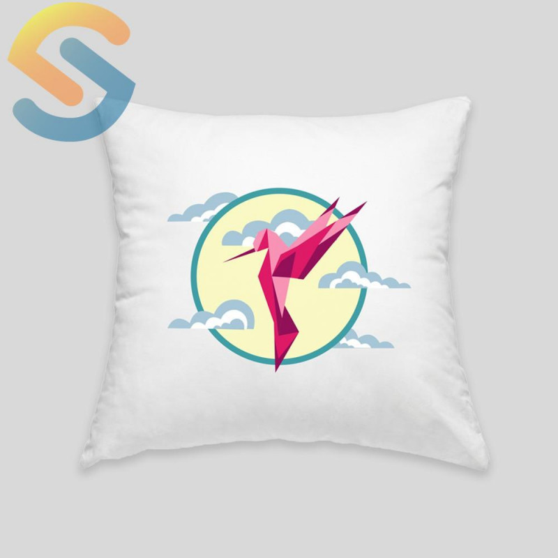 Hummingbird cushion