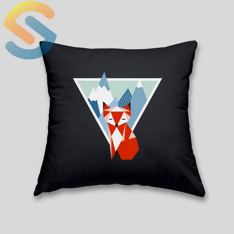 Mountain fox cushion